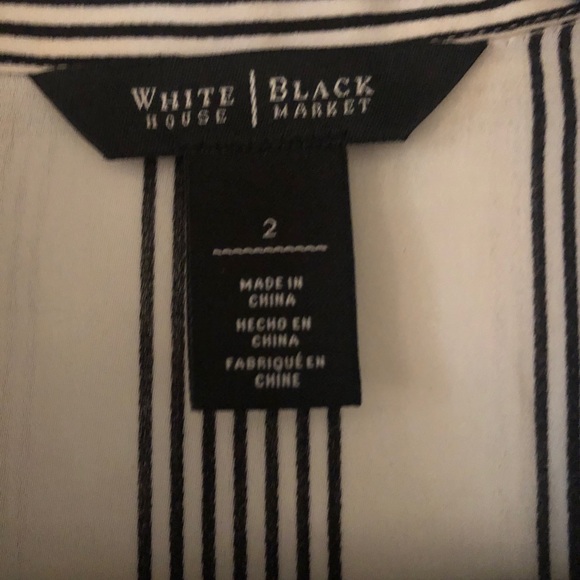 Black and white stripe blouse - Picture 6 of 6